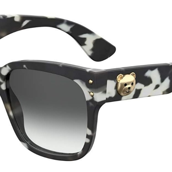 MOSCHINO SIGNATURE LOGO TEDDYBEAR 56MM SUNGLASSES - Picture 2 of 3